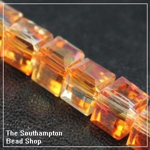 Chinese 4mm Cube Crystals - Crystal Copper